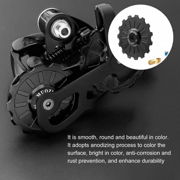 

bike derailleurs smooth surface rust-proof rear derailleur pulley wheel for bicycle