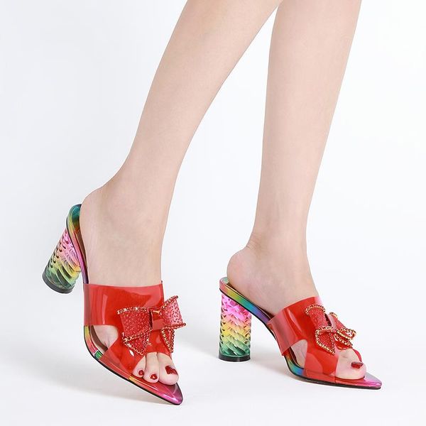 

927-749 red wholesale african heeled sandals open toe plus size party heels women pumps, Black