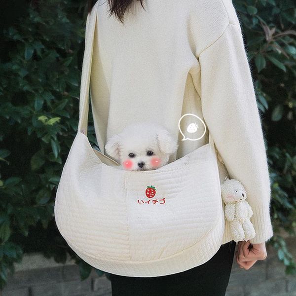 

cat carriers,crates & houses carrier bag portable kitten transporter for small cats dogs outdoor travel single shoulder pet backpack accesso