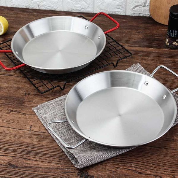 

dishes & plates spanish paella pan pizza binaural stainless steel korean fried chicken salad pasta dry pot