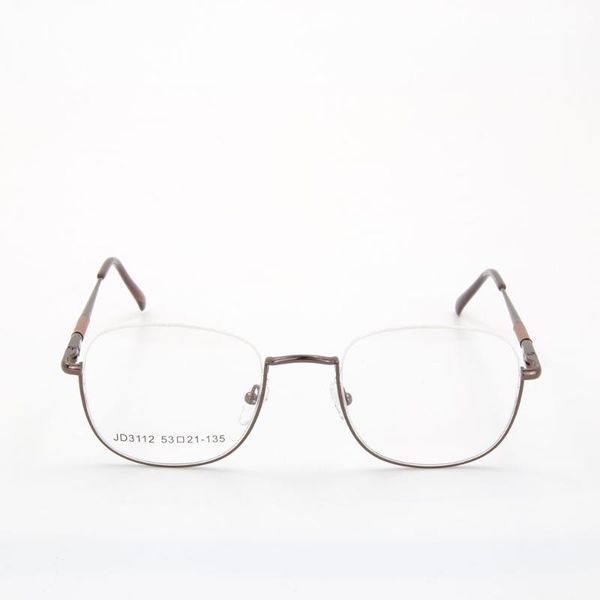 

fashion sunglasses frames half rimless metal glasses big eyewear frame jd3112, Black