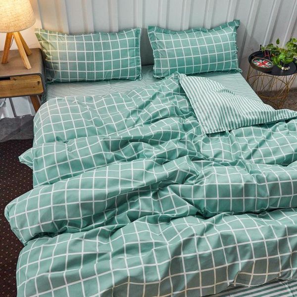 

bedding sets four seasons set of 4 sheets, quilt cover, pillowcase, single, double, male and female single bed, 3-piece
