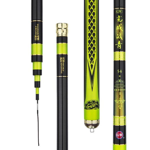 

tone superhard fishing rod de pesca caibon taiwan hand sticks ultralight black pit pole equipment boat rods