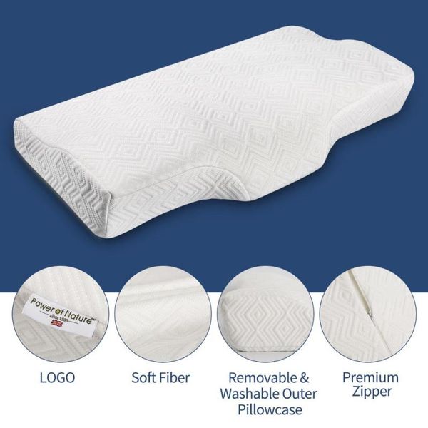

pillow memory foam bedding neck protection slow rebound butterfly shaped health cervical size in 60*32cm