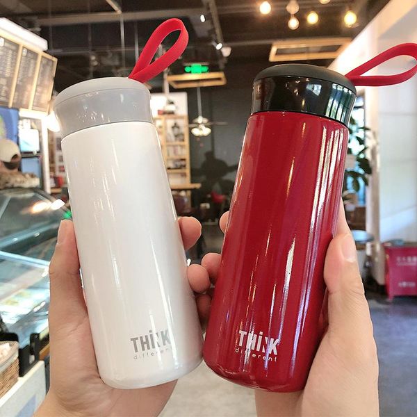 

water bottles fashion original sufeng straight keep-warm glass pure color students exercise cup cute insulation at home