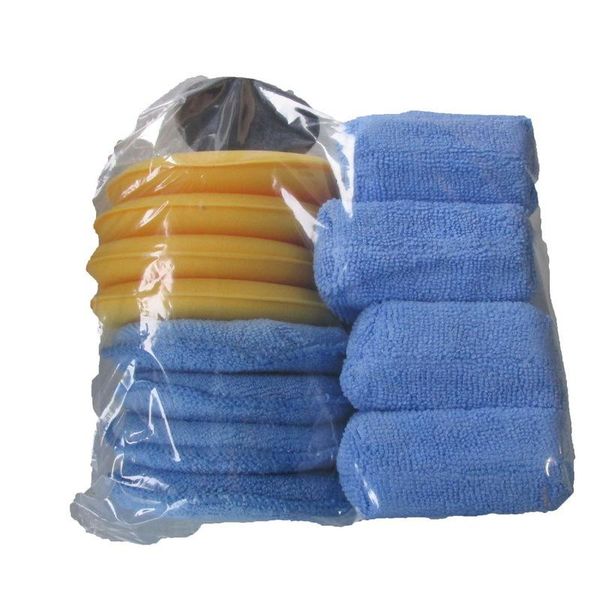 

car sponge 13pcs polishing waxing set handle detailing tools bathroom kitchen home accessories wash cleaning