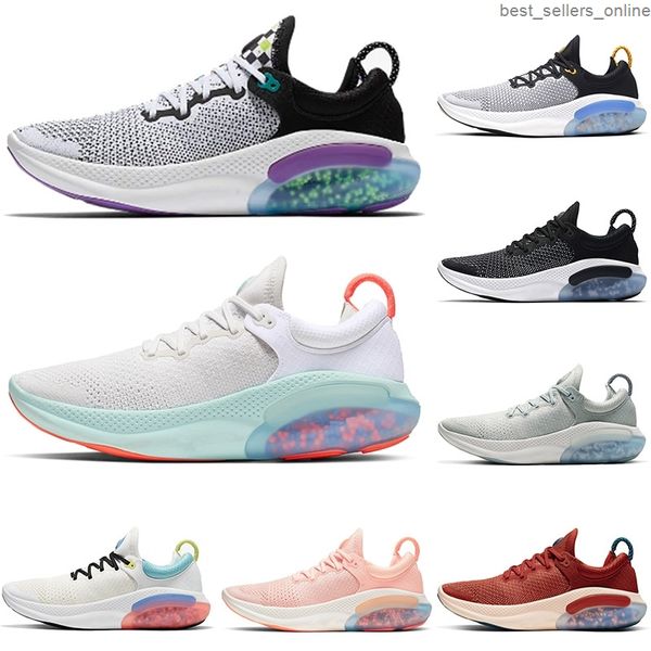 

joyride run fk mens running shoes grey purple platinum tint university red tennis sport bleached coral women outdoor trainers sneakers, Black
