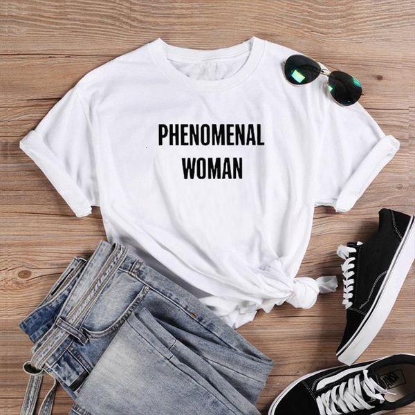 

phenomenal letter print funny graphic women t shirt casual tees drop ship free, White
