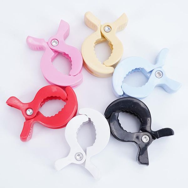 

stroller parts & accessories 2pc/lot baby colorful car seat plastic pushchair toy clip pram peg to hook cover blanket mosquito net clips