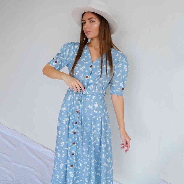 

korean red elegant dress women summer autumn v-neck polka dot midi dress waist split dress vestidos de fiesta clothes 210514, Black;gray