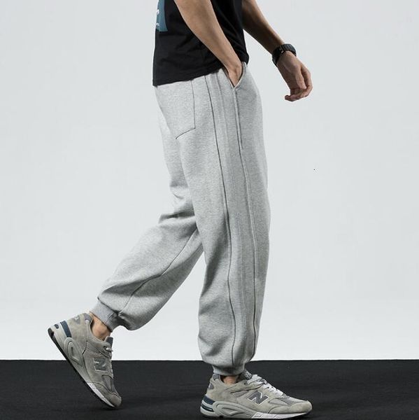 

men's pants fashionable men's sports pants, loose cotton sportswear, street clothes., Black