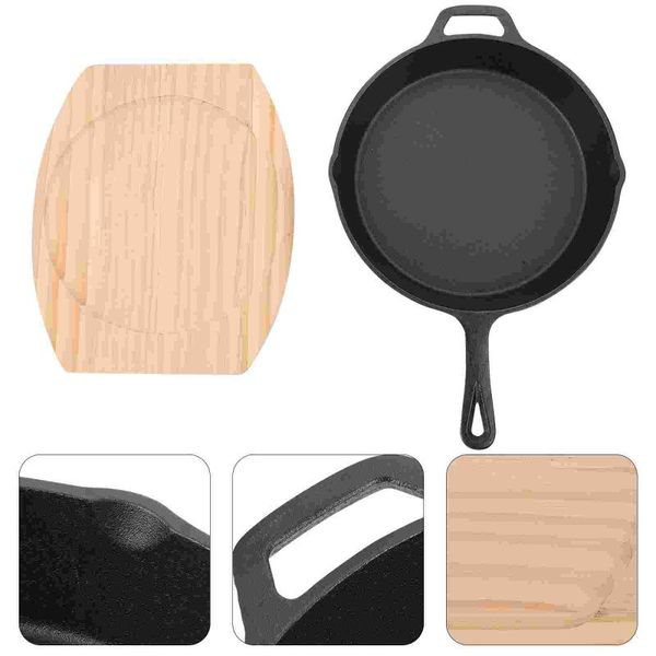 

pans 1 set fried egg pan pancake making kitchen cooking accessory (black)