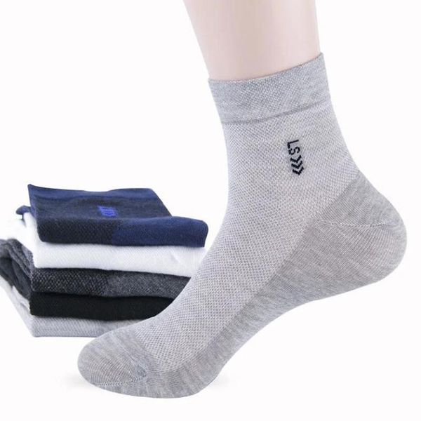 

men's socks man with print male sock men short cotton, Black