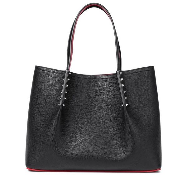 

women shoulder bags genuine leather luxury black white handbag rivets color bottoms wallets spikes bow crossbody designer messenger bag tote