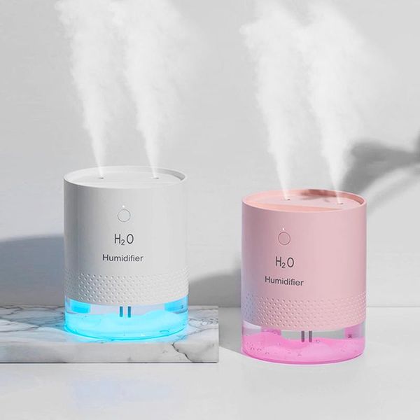 

humidifiers usb air humidifier diffuser 650ml rechargeable wireless electric ultrasonic humidificador mist maker led night light
