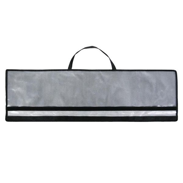 

fishing accessories 106.5x27cm convenient transparent pvc bag for rod reel line and other gears storage bag,fishing
