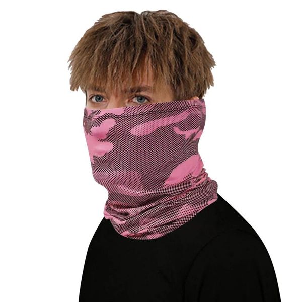 

cycling caps & masks summer cooling sun block mask breathable face cover equipment neck hiking for outdoor sports, Black