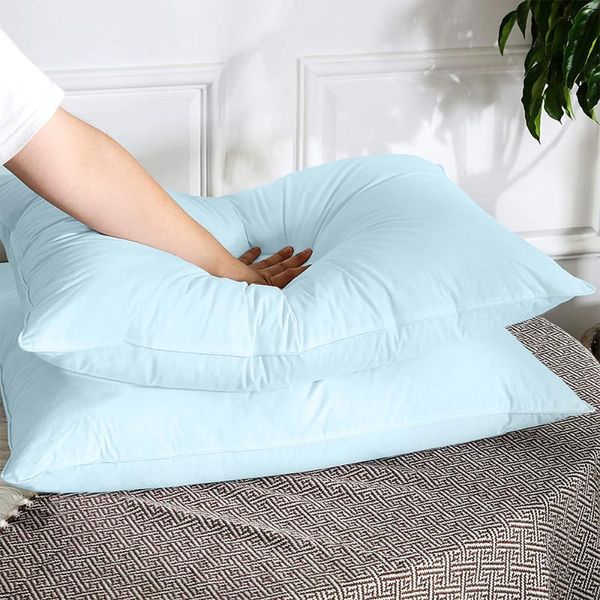 

pillow bed pillows for home sleeping down alterative filling with 100% cotton cover el