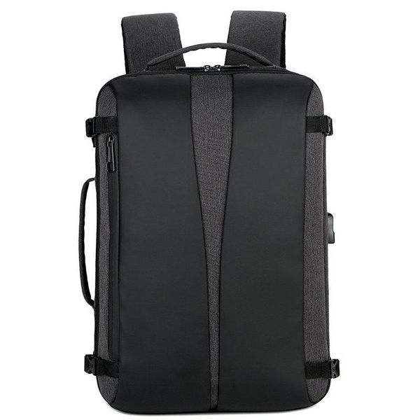 

male fashion men backpack college large capacity men's boy's schoolbag travel bag computer laptop