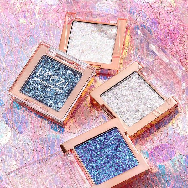 

eye shadow monochrome eyeshadow waterproof long-lasting polarized pearlescent shiny party makeup retouchaing tools