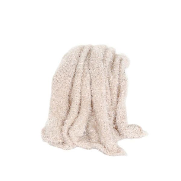 

blankets & swaddling knit born wrap fuzzy swaddle blanket po prop beife soft baby girl hat set pography