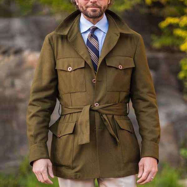 

men's trench coats 2021 men autumn coat mid-length slim plus size windbreaker casual mens winter avant garde fashion gothic, Tan;black