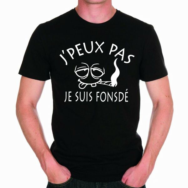 

mens t-shirt i cannot i am fonsde, White;black