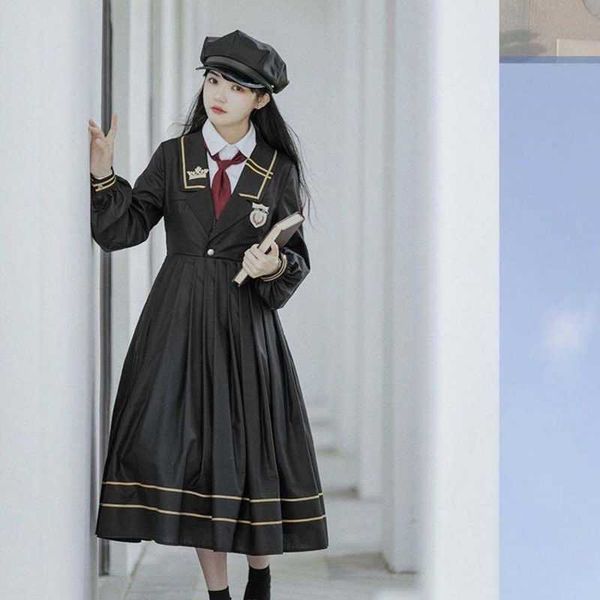 

jk dress suit ss women preppy style jk uniform japanese loose sweet cute girlfriend sets long sleeve + shirt bow tie 210526, White