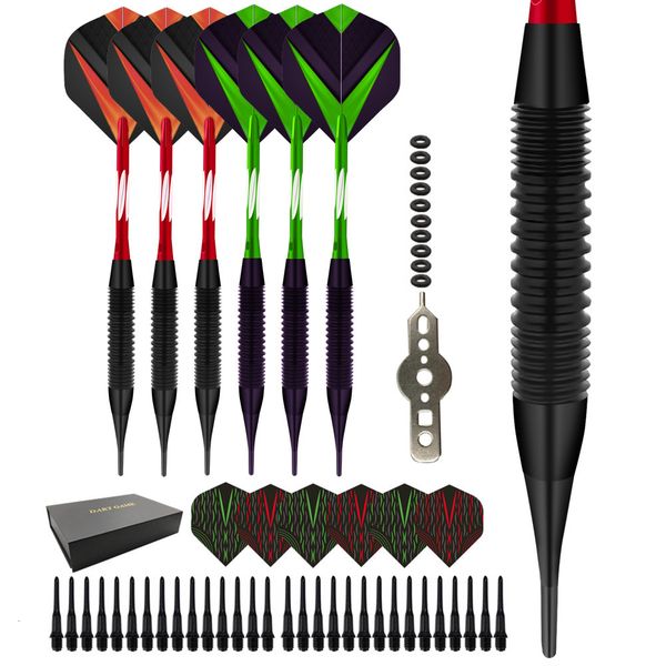 

darts goodarts knight dart set six soft electronic needle toys 78
