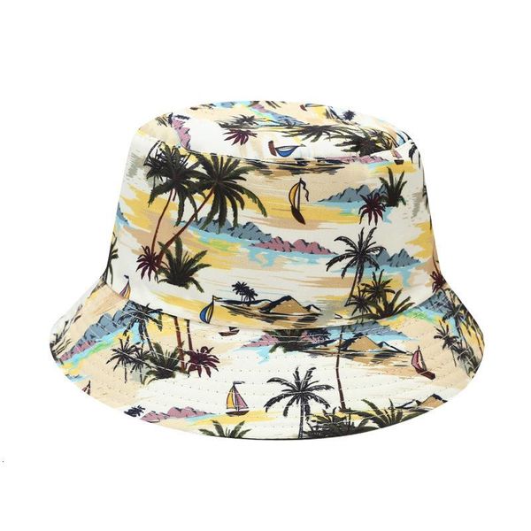 

bucket hat fisherman's basin double face fashion versatile sunscreen, Blue;gray