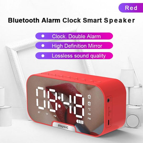 

mini speakers q5 wireless bluetooth speaker small home outdoor portable alarm clock