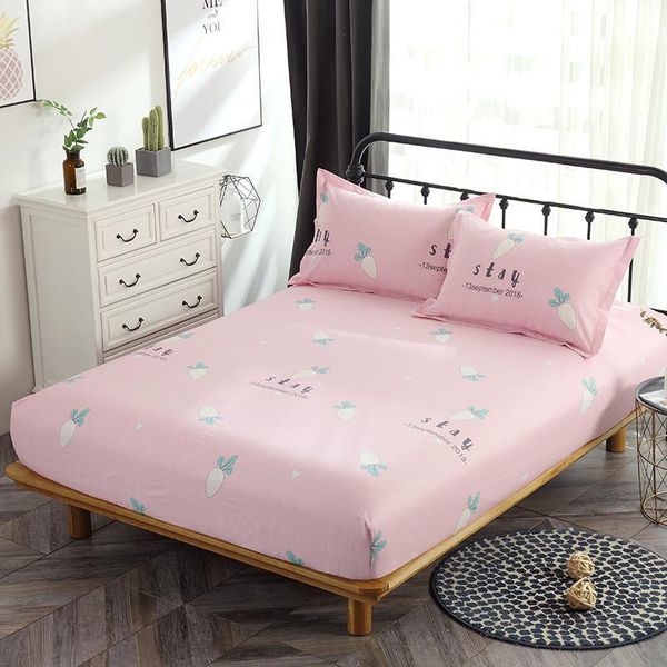

sheets & sets pink carrot bed sheet cute cartoon princess bedding cotton twin full queen king fitted 2pcs case