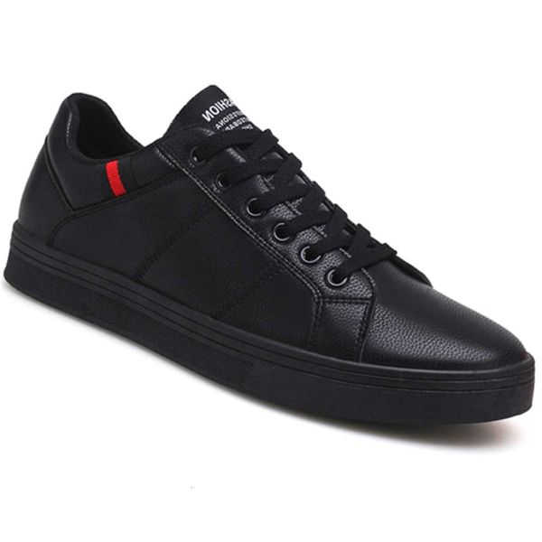 

wr65 casual shoes casual herfst brand leather fashion sneakers rubber male plate shoe winter men shoes sales man designer laarzen jyhd, Black