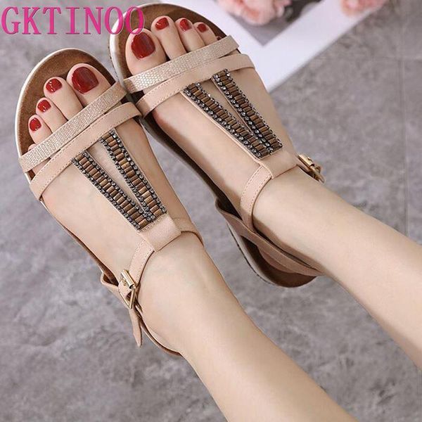 

summer women sandals shoes woman vintage ladies flat gladiator platform zapatos mujer, Black
