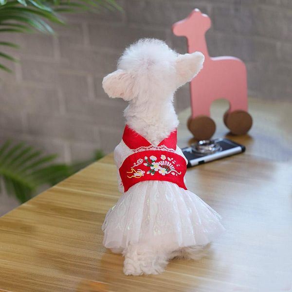 

dog apparel hoopet summer dress for costume pet clothes skirt small puppy clothing