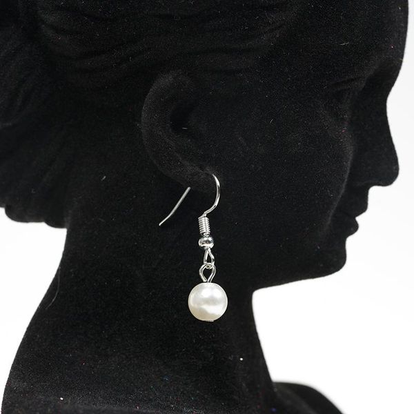 

earrings & necklace korean women fashion handmade imitation jewelry beaded simple wedding three-piece bracelet set v3v3, Silver