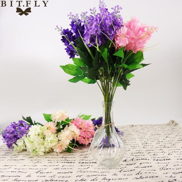 

decorative flowers & wreaths 1 bunch artificial hyacinth lavender rayon flower deskfake arrangement decoration wedding party po prop
