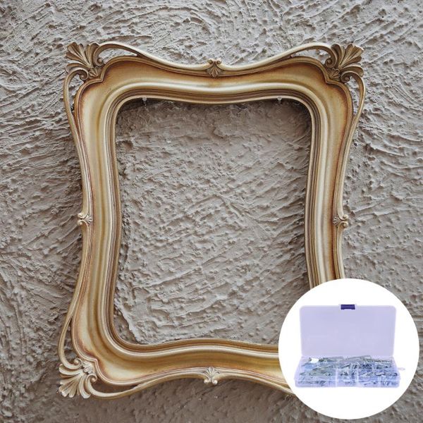 

set 100pcs practical po frame hanging hooks metal storage & rails