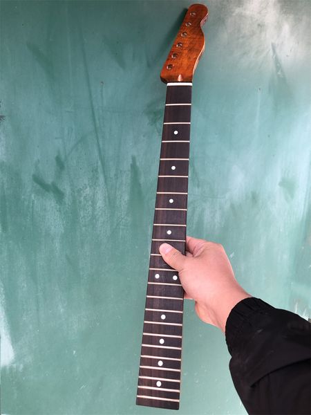 

diy guitar neck maple 22 fret 25.5inch rosewood fretboard dot inlay gloss