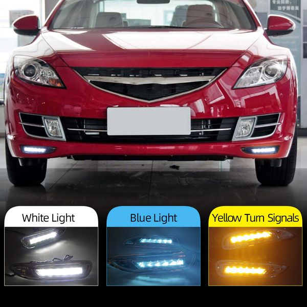 

2pcs for mazda 6 mazda6 2008 2009 2010 led drl daytime running light daylight waterproof signal lamp