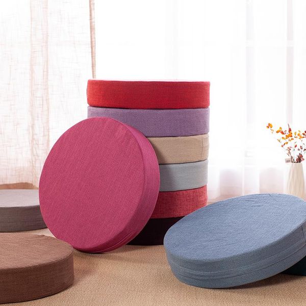 

linen futon cushion thicken meditation mat tatami fabric lazy floor balcony bay window cushion/decorative pillow