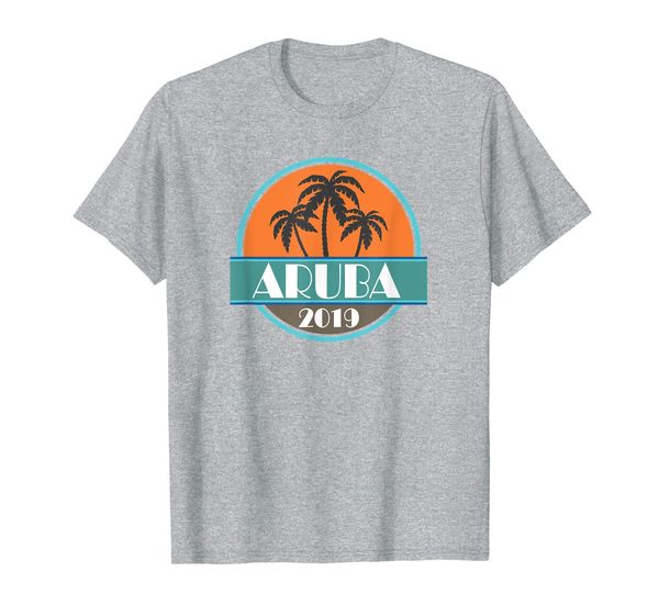 

aruba 2019 vacation trip t-shirt, White;black