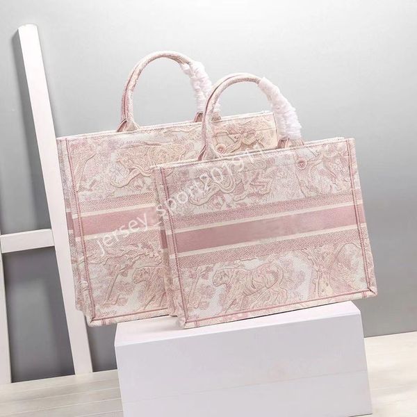 

customizable name classic colorful book totes bag luxurys designers handbag embroidered bags large capacity travel, Black;red