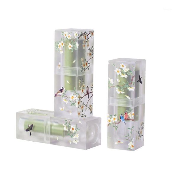 

storage bottles & jars 3.5ml small fresh scrub square lipstick tube empty lip container tubes diy with sample pack bottle makeup tool
