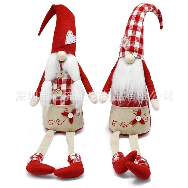 

long legged faceless doll wind home elderly pendant window decoration