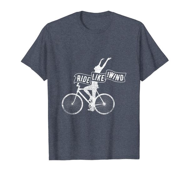 

ride like the wind funny bicycle bike rider shirt cyclists, White;black