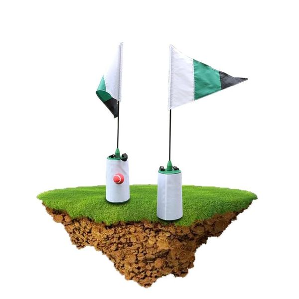 

golf training aids indoor practice hole cup premium flagpole protect green for stick in garden