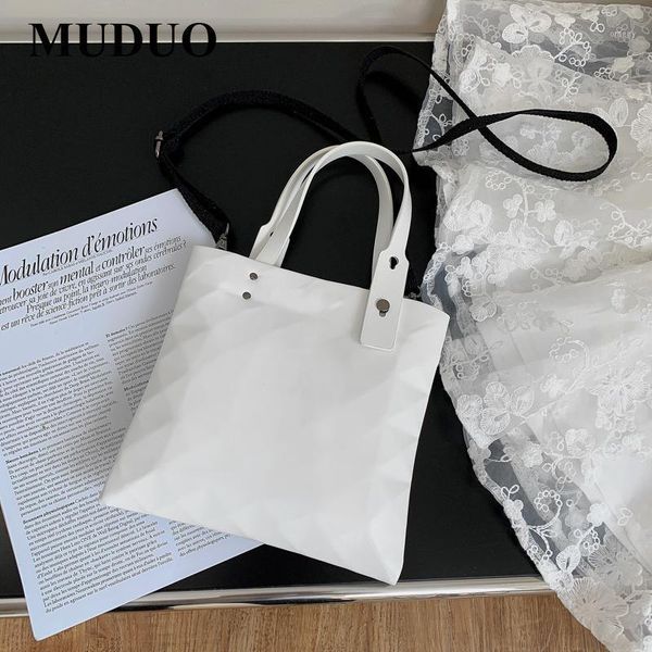 

evening bags muduo fashion solid color women large capacity handbag totes simple casual pu leather female dialy shoulder1