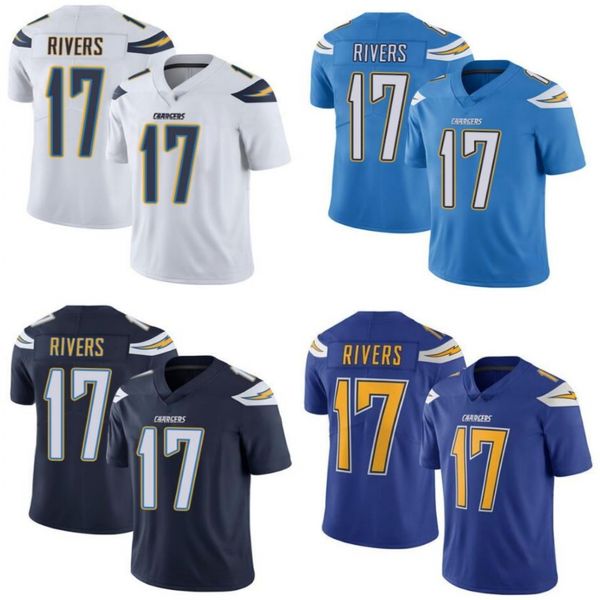 

losangeleschargersmen #17 philip rivers women youth limited rush jersey, Black