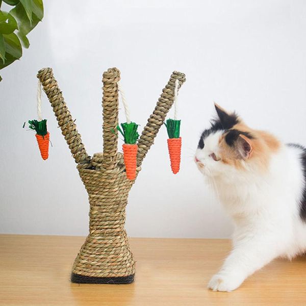 

cat toys scratcher climbing carrot fun tree chew bite boredom breaker for guinea pig tooth cleaning play